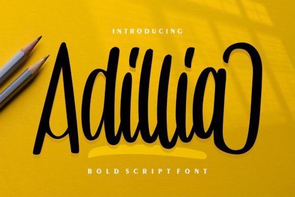 Adillia: A Playful Handwritten Font for Editorial Charm