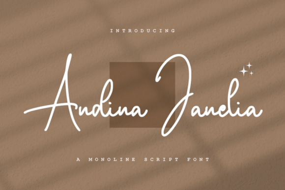 Andina Janelia: A Modern Script Font for Elegant Web Design