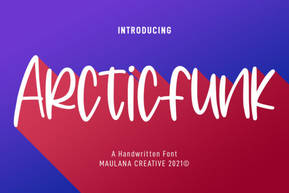 Arcticfunk: A Handwritten Font for Editorial Charm
