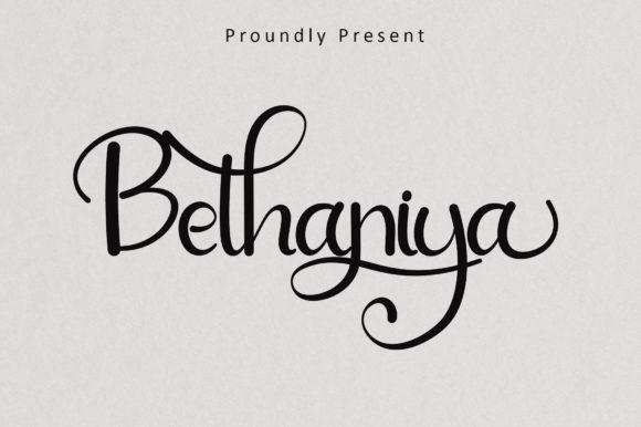 Bethaniya: A Handwritten Font for Elegant Web Design