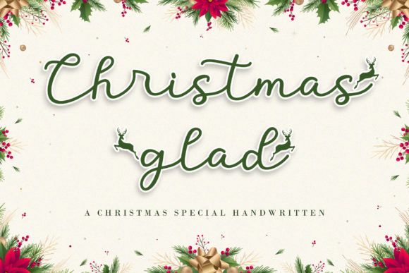 Christmas Glad: A Delicate Script Font for Elegant Branding