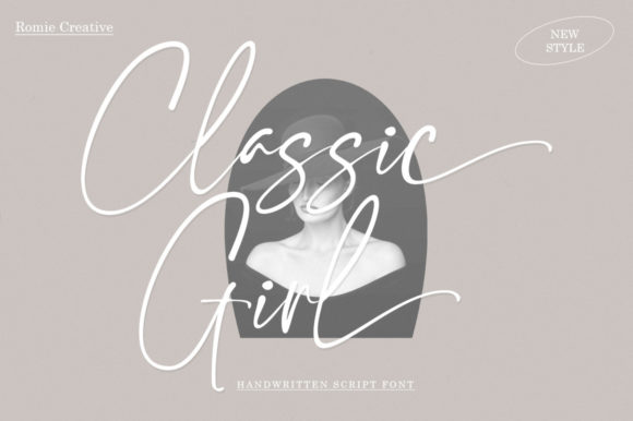 Classic Girl: A Charming Script for Elegant Projects