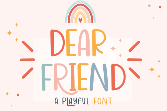 Dear Friend: A Playful Handwritten Font for Web Design