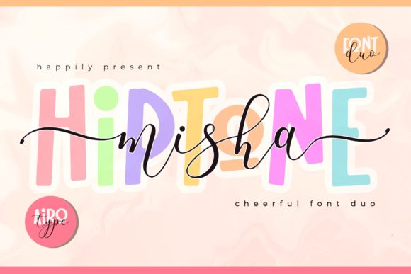 Designing with Misha Hiptone: A Chic and Cheery Font Duo