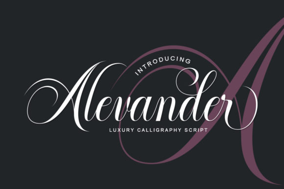 Discover Alevander: A Versatile Script Font for Creative Projects