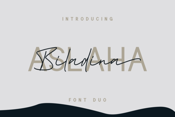 Discover Aslaha Biladina: A Chic and Cheery Typeface for Your Next Design