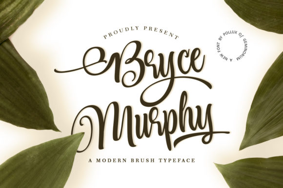 Discover Bryce Murphy: A Charming Script Font for Elegant Design