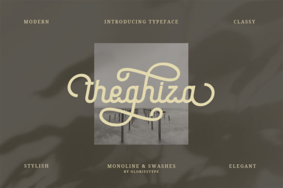 Discover Theghiza: A Versatile Script Font for Creative Branding