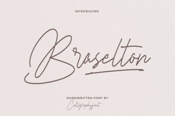Elevate Your Editorial Design with Braselton Font