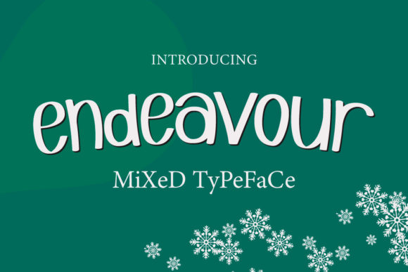 Endeavour: A Handwritten Font for Crafters and Creators