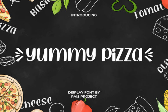 Enhance Your Brand with Yummy Pizza Font