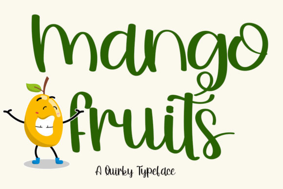 Enhance Your Web Design with Mango Fruits Font