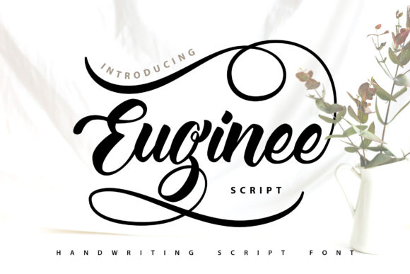 Euginee: A Calligraphy Font for Elegant Branding