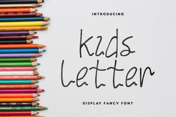 Exploring Kids Letter: A Sweet, Child-Like Handwritten Font
