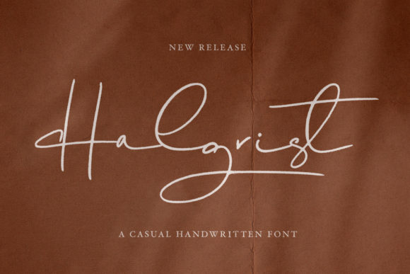Halgrist: A Handwritten Font for Elegant Publishing