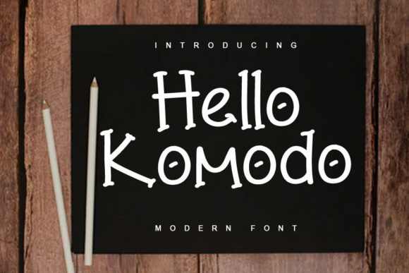 Hello Komodo: A Handwritten Font for Editorial Charm