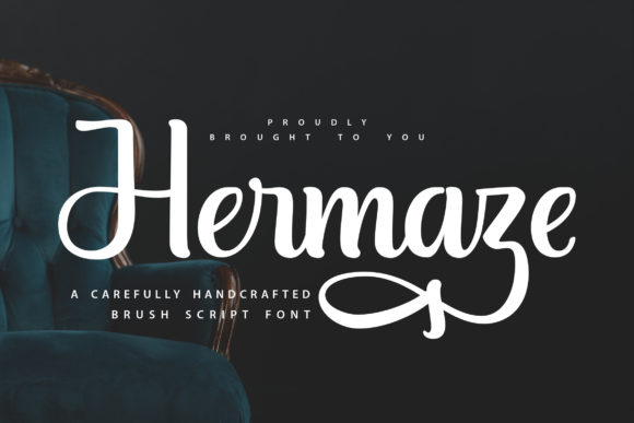 Hermaze: A Bold Handwritten Font for Creative Web Design