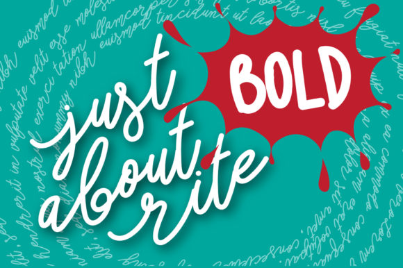 Just About Rite Bold: A Graceful Script Font for Web Design