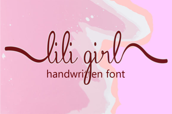 Lili Girl: A Delicate Script Font for Luxury Branding