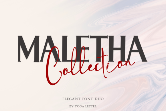 Maletha Collection: A Versatile Duo Font for Creative Branding