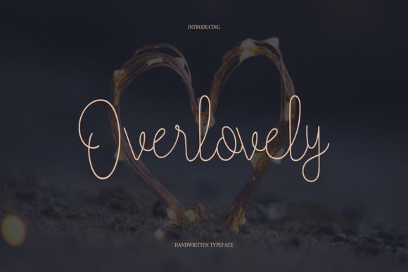 Overlovely: A Handwritten Font for Elegant Campaigns