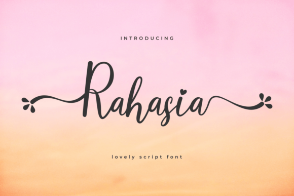 Rahasia: The Elegant Handwritten Font for Web Design