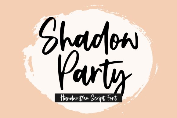 Shadow Party: A Handwritten Font for Distinct Web Design