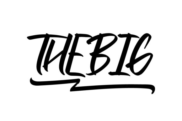The Big: A Versatile Brush-Hand Font for Crafters