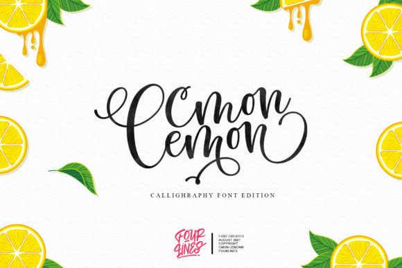 Transform Your Creations with Cmon Lemon Font