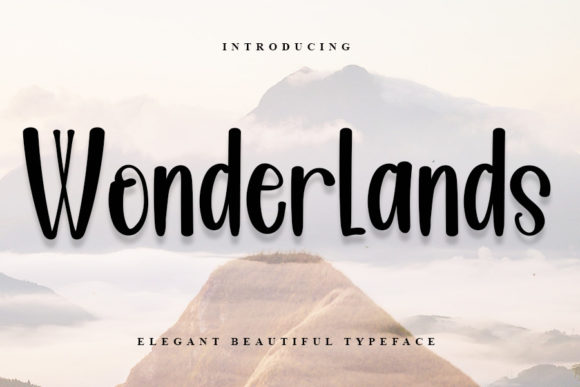 Wonderlands: A Magical Script Font for Eye-Catching Campaigns